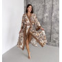 Халат домашний женский длинный Boho Chic Корица в Leron - фото 0