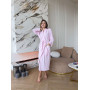 Халат велюровый женский Французский Pink в Leron - фото 5