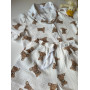 Пижама летняя женская с шортами муслин Мишки Teddy в Leron - фото 6