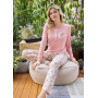 Мягкая пижама для девушек Цветок Diana Pink Турция в Leron - фото 0