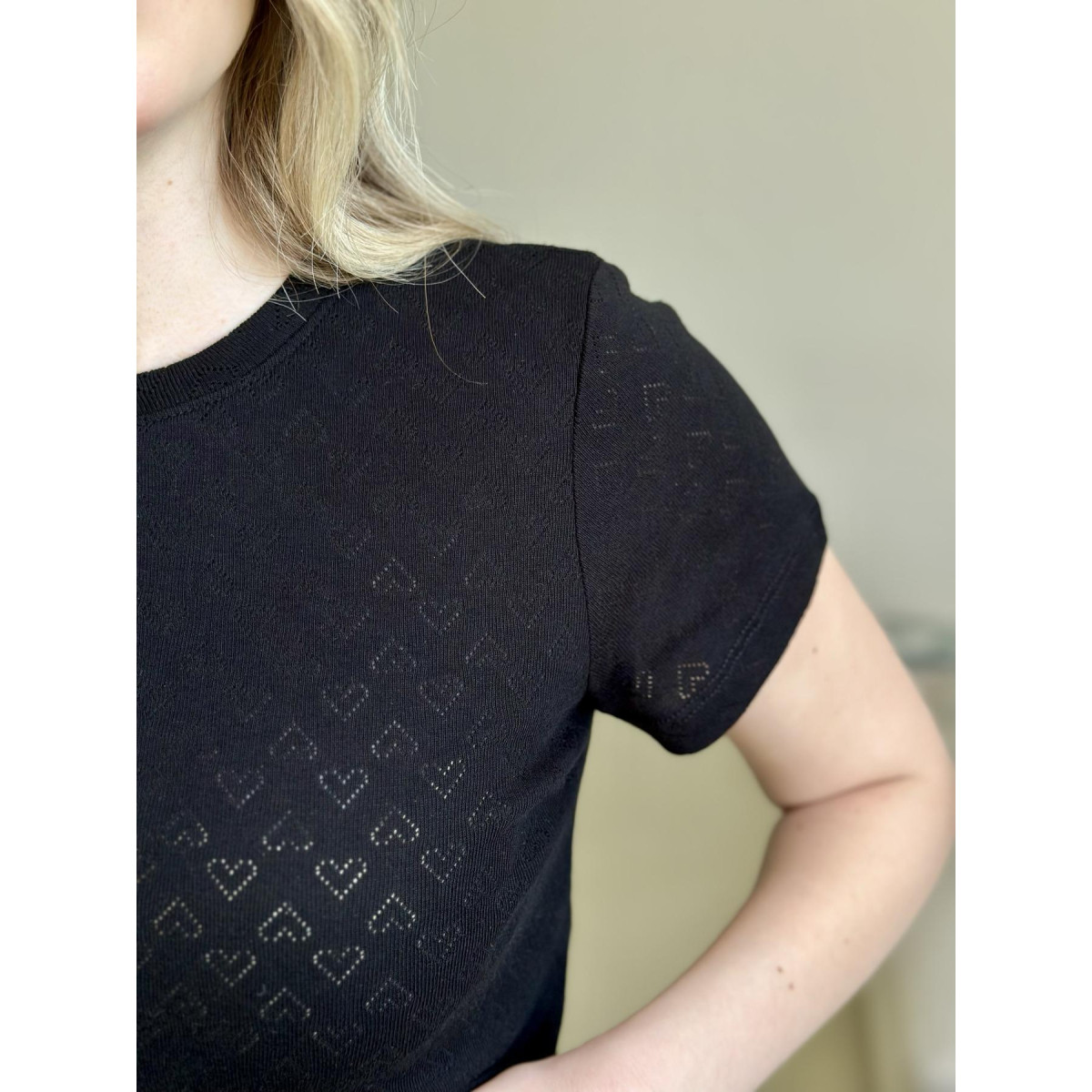 Пижама для девушек трикотажная Rose Amour midi Черная