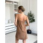 Женская ночная рубашка коричневая Boho Chic в Leron - фото 4