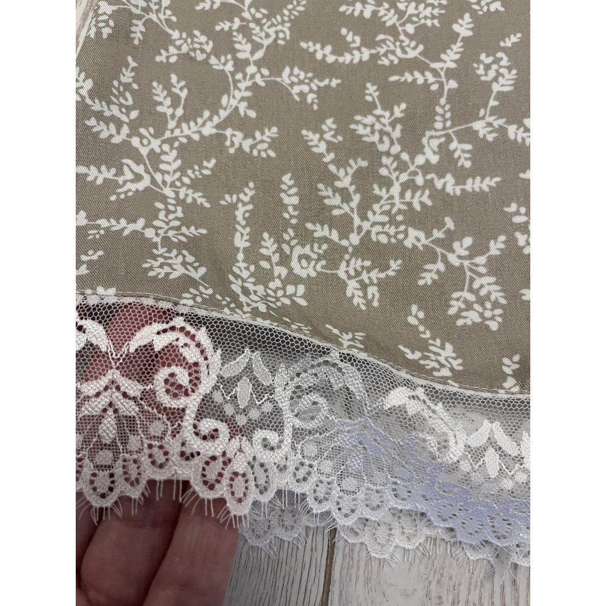Ночнушка женская с кружевом штапель Нежность Грейдж
