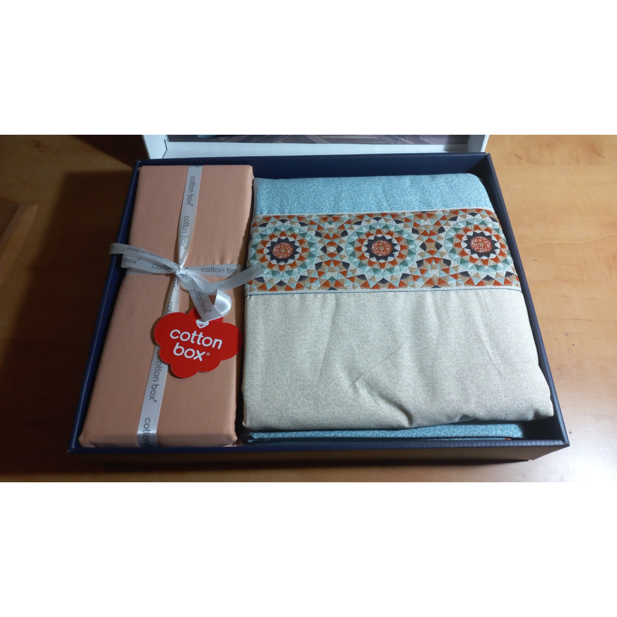 Євро постільна білизна Cotton Box Folk Art Akila ранфорс