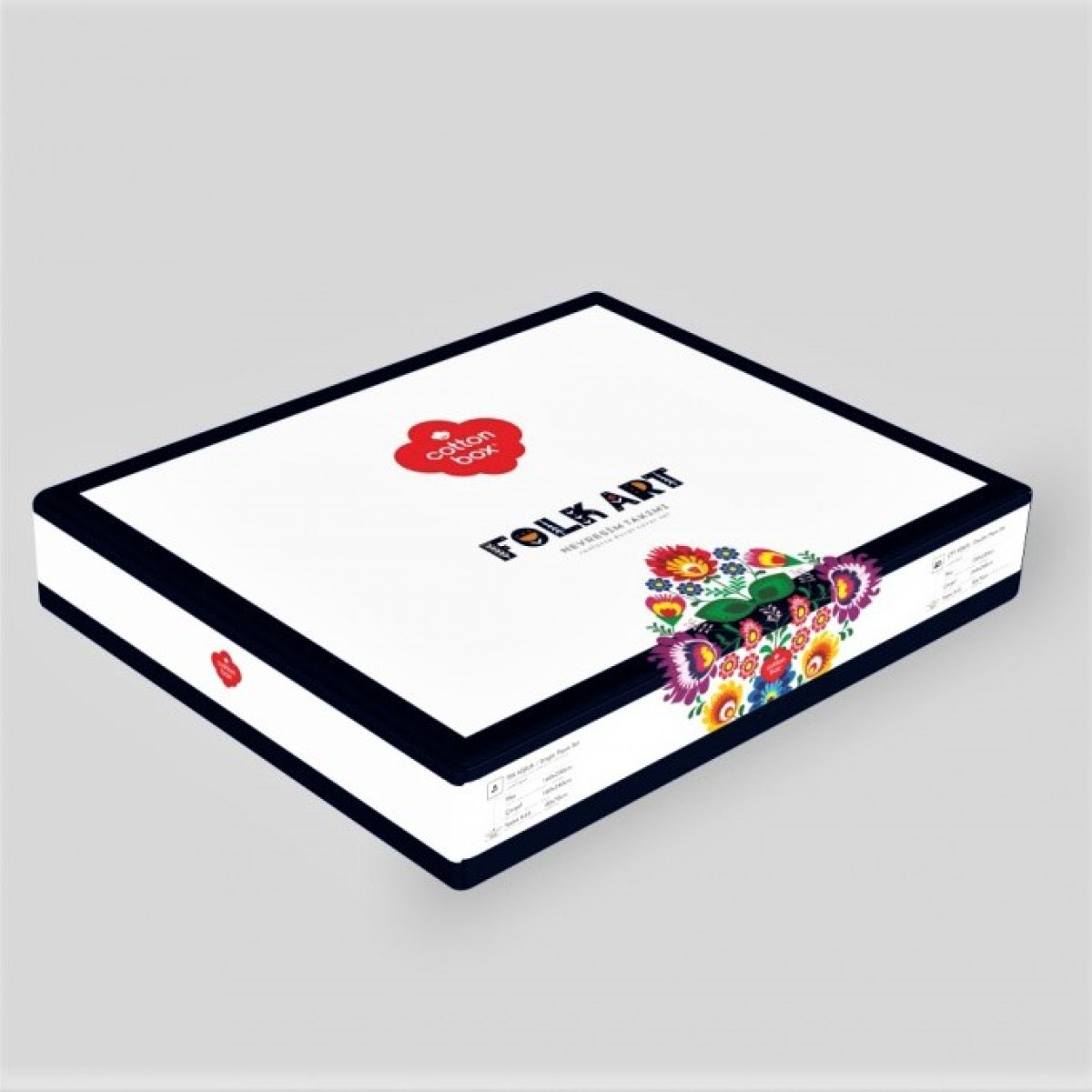 Євро постільна білизна Cotton Box Folk Art Akila ранфорс