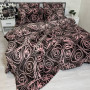 Велюр постільна білизна плюшева євро Клавдія в Leron - фото 0