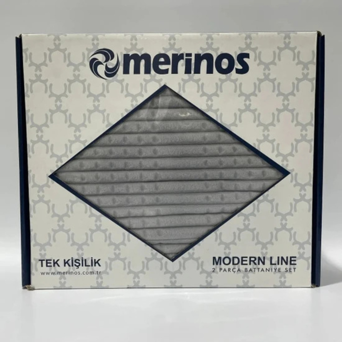 Стильное покрывало на кровать Modern Line Светло-Серое с наволочками