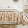 Большое покрывало из муслина двустороннее Dolce Bej 240x260 Турция в Leron - фото 0