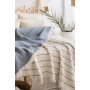 Турецкое покрывало евро муслин двустороннее 220x240 Sante Blue в Leron - фото 1