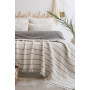 Двустороннее покрывало муслиновое евро 220x240 Sante Grey Турция в Leron - фото 1