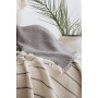 Двустороннее покрывало муслиновое евро 220x240 Sante Grey Турция в Leron - фото 2