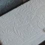 Махрове покривало Туреччина євро 220x240 Amazon Ekru жакардове 100% бавовна в Leron - фото 0