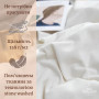 Біла постільна білизна варена бавовна євро White Snow в Leron - фото 3