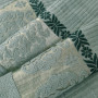 Евро простыня махровая 200x230 Олива HomeBrand в Leron - фото 1