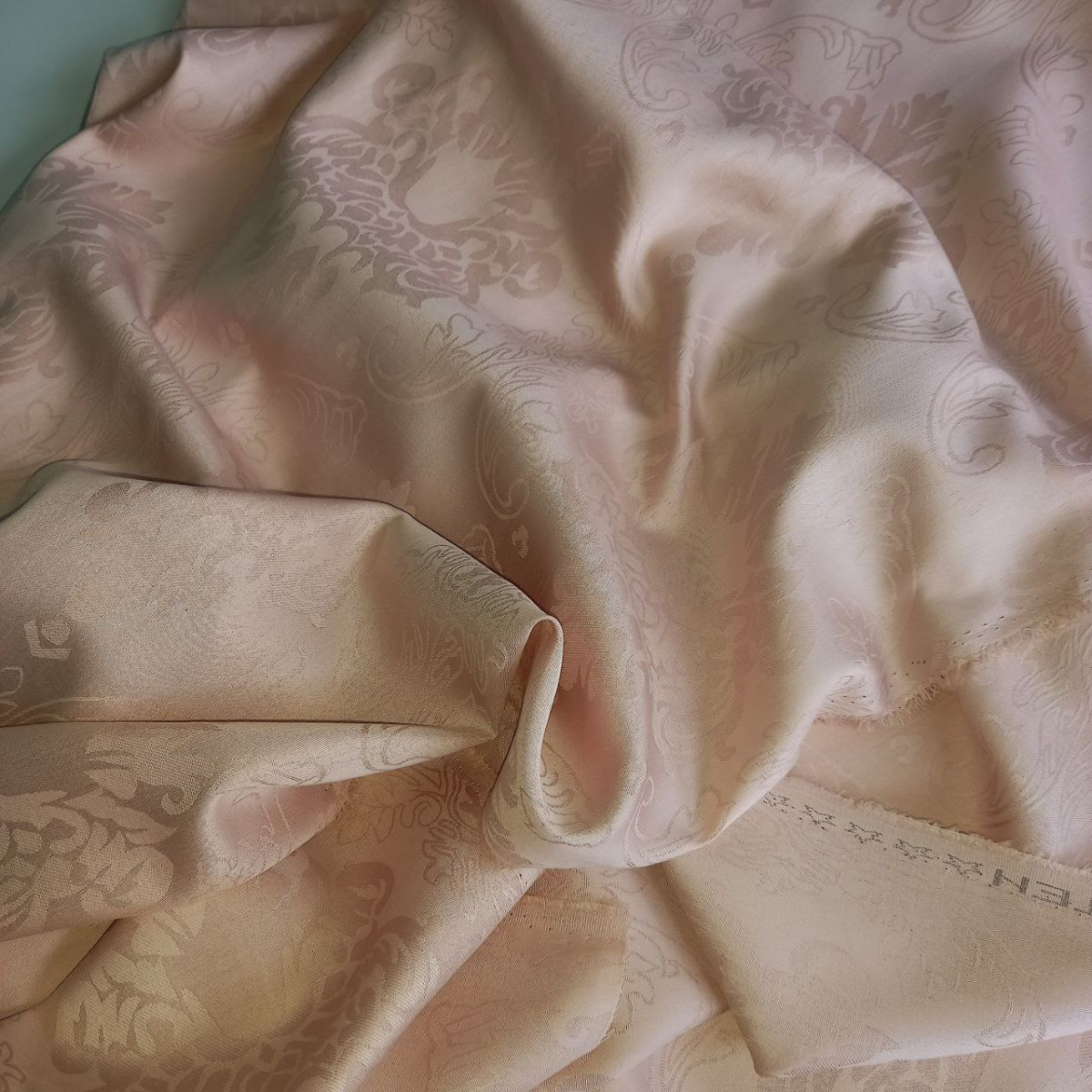 Елітна постільна білизна сатин жаккард Pudra Classik Damask