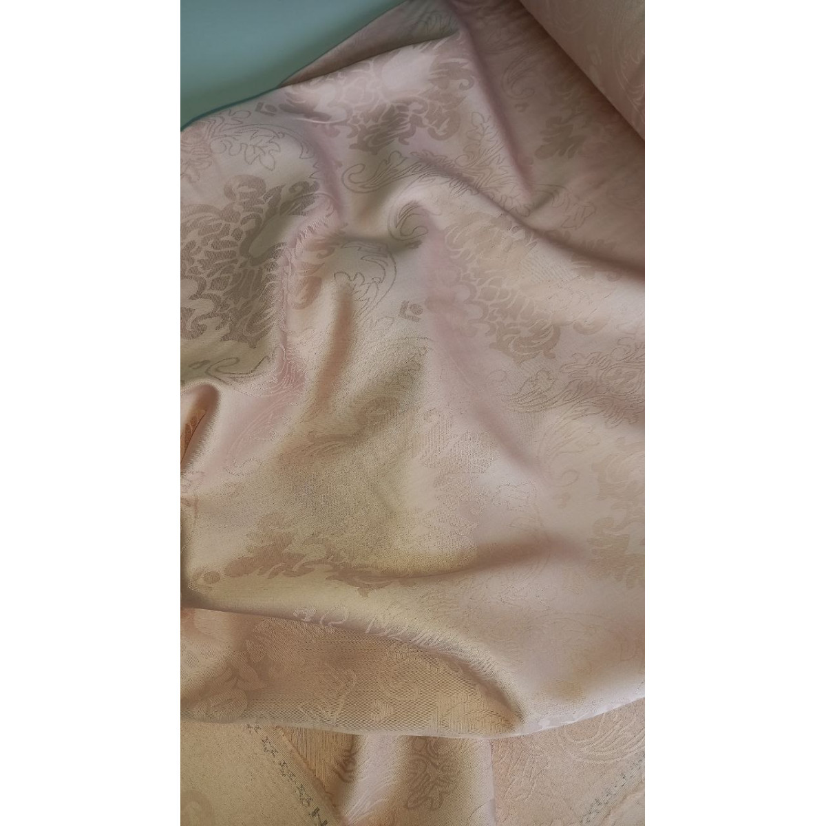 Елітна постільна білизна сатин жаккард Pudra Classik Damask