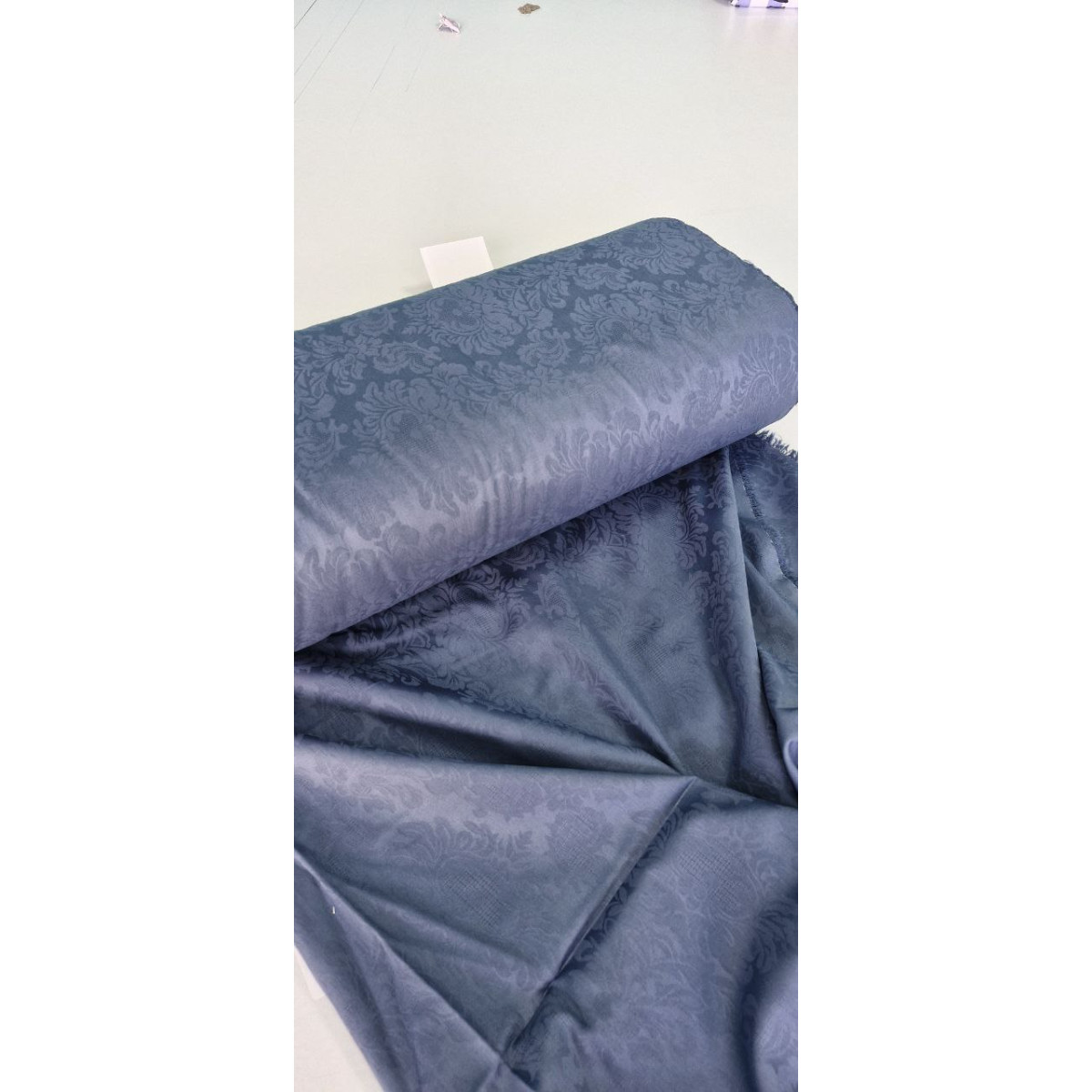 Постельное белье сатин жаккард Indigo Damask