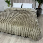 Красивый плед плюшевый Шарпей Royal Хаки 200x230 в Leron - фото 0