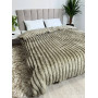 Красивый плед плюшевый Шарпей Royal Хаки 200x230 в Leron - фото 3