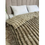 Красивый плед плюшевый Шарпей Royal Хаки 200x230 в Leron - фото 4