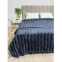 Плед на кровать плюшевый Шарпей Royal Графит 200x230 в Leron - фото 1