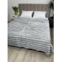 Пушистый плед на кровать Шарпей Royal Серый 200x230 в Leron - фото 3