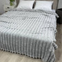 Пушистый плед на кровать Шарпей Royal Серый 200x230 в Leron - фото 0