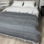 Двустороннее покрывало муслин Франческо Серый в Leron - фото 0