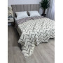 Муслиновое покрывало евро двустороннее 220x240 Аларик Сливовый в Leron - фото 10
