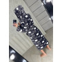 Серый теплый плюшевый халат женский из микрофибры Стильный Кот с капюшоном в Leron - фото 6