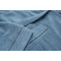 Чоловічий махровий халат банний синій Nella Denim 100% бавовна в Leron - фото 1