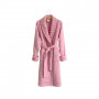 Красивый махровый халат женский Waves Pembe розовый в Leron - фото 3