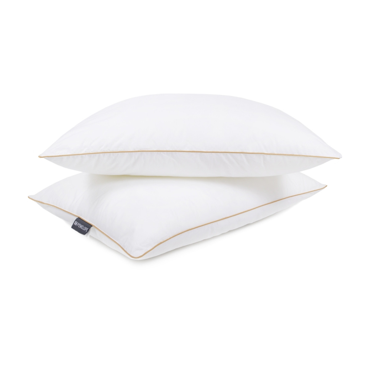 Турецкая подушка для сна Palia De Luxe Soft антиаллергенная белая в Leron - фото