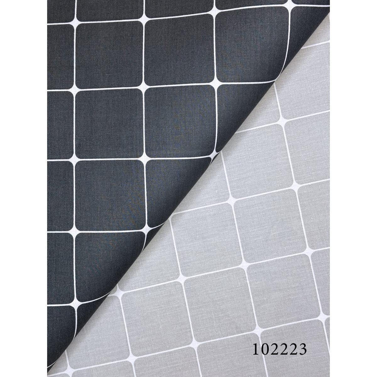 Постільна білизна бязь Вишукані Клітинки Grey