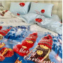Ранфорс постільна білизна новорічна Merry Christmas в Leron - фото 1