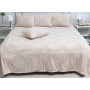 Современное покрывало на кровать бежевое хлопковое Mystery Beige в Leron - фото 3