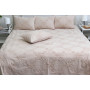 Современное покрывало на кровать бежевое хлопковое Mystery Beige в Leron - фото 1