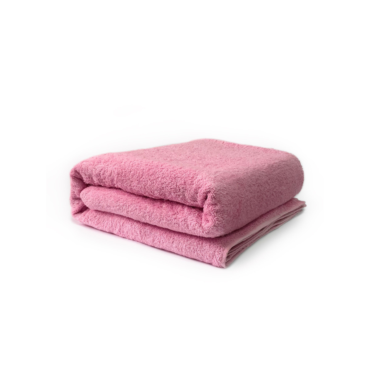 Махровая простынь двуспальная 190x220 Pink lady