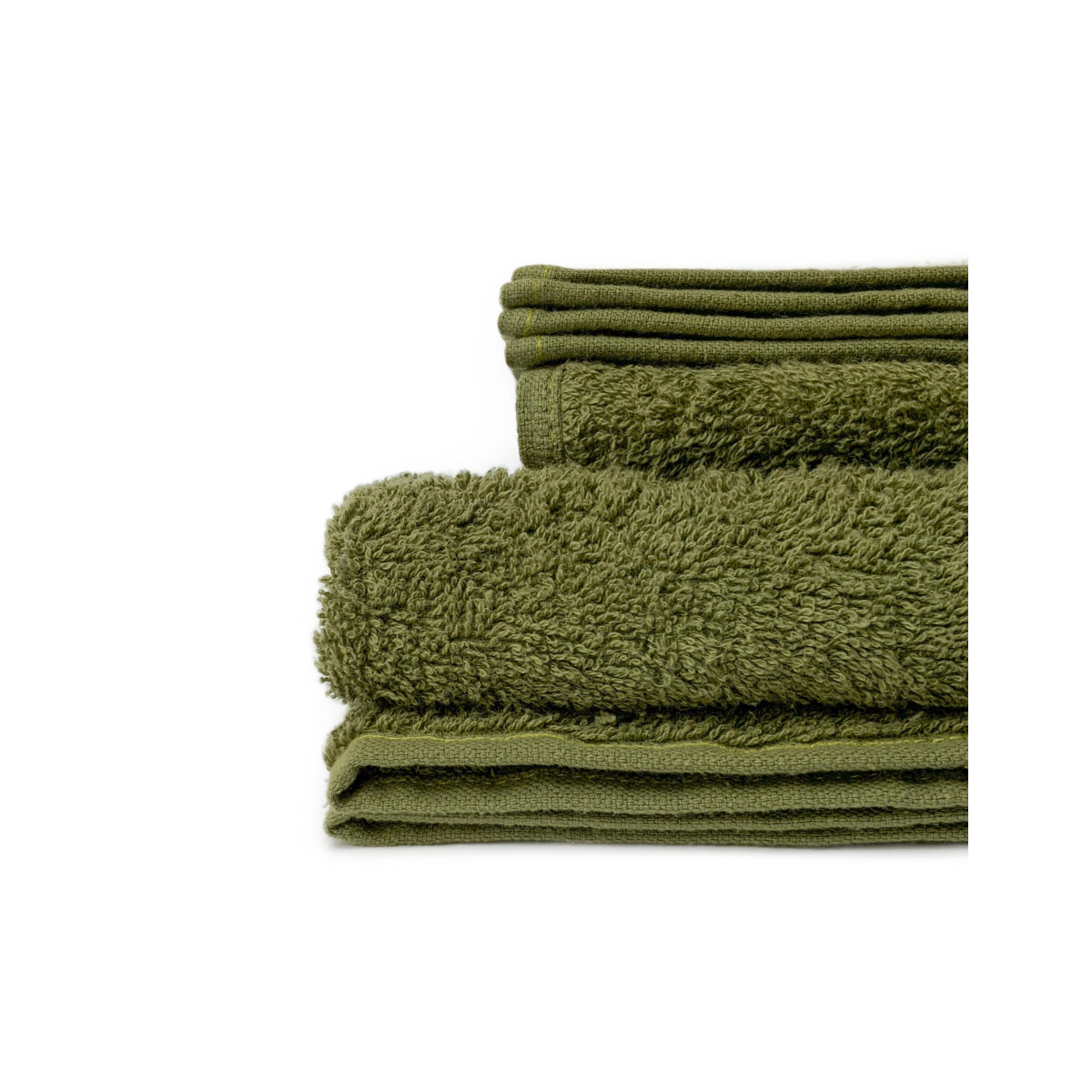 Махровая простынь-покрывало Green Olive 155x220 полуторная