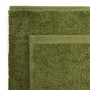 Махровая простынь-покрывало Green Olive 155x220 полуторная в Leron - фото 0