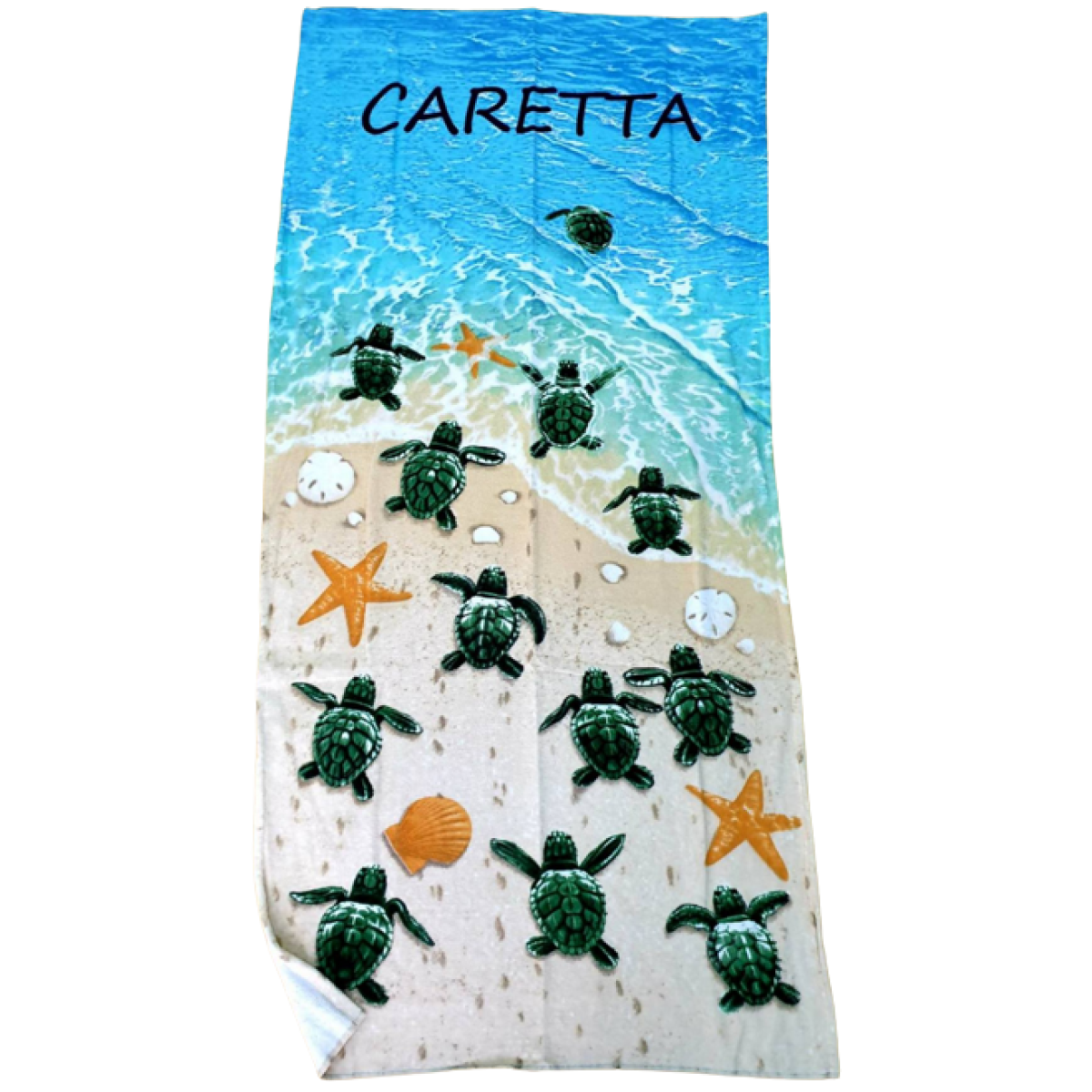 Полотенце пляжное махровое Черепашки Caretta в Leron - фото