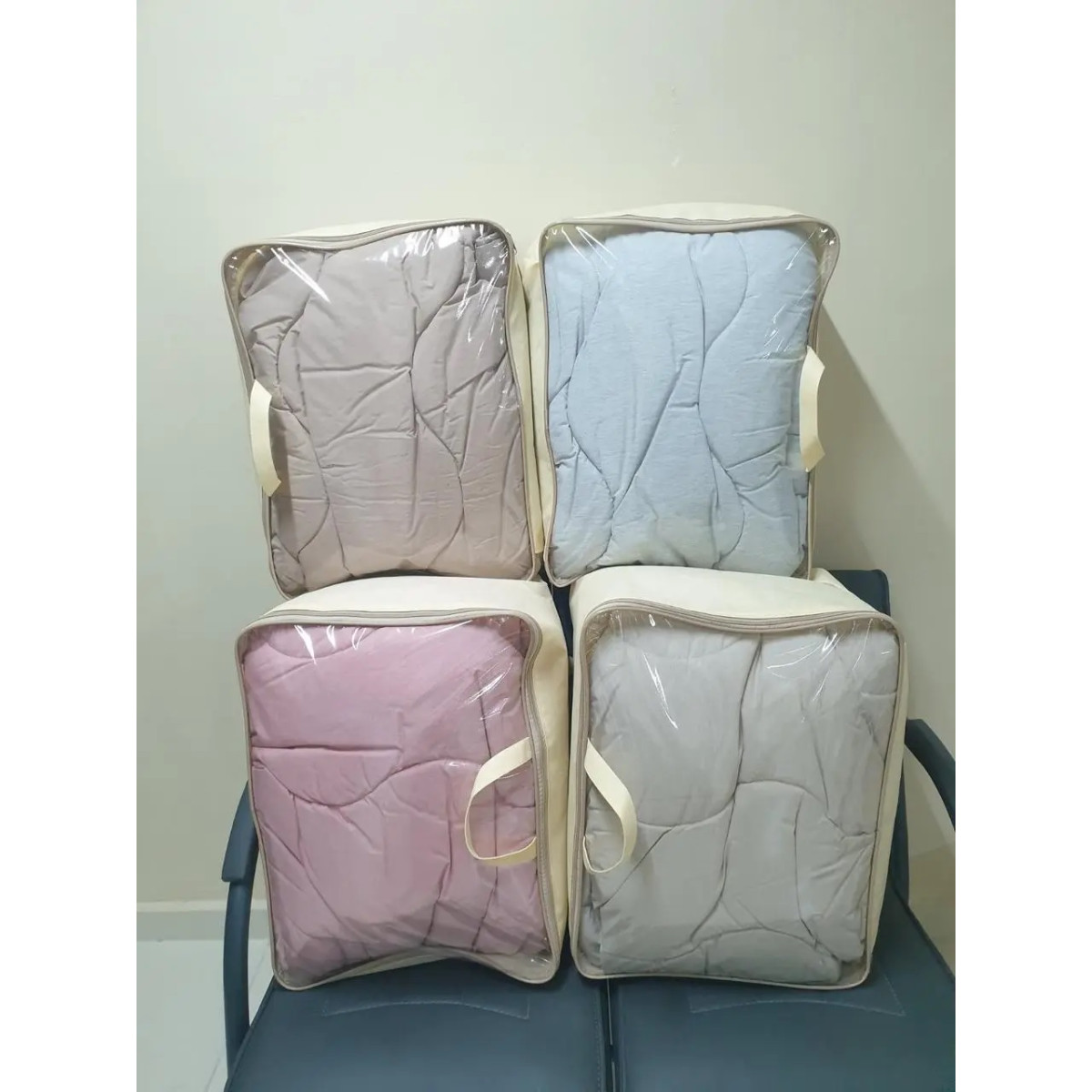 Турецкое одеяло стеганое теплое Organic cotton Kahve кофейное