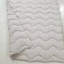 Теплое стеганое одеяло Турция Organic cotton Beg бежевое в Leron - фото 0