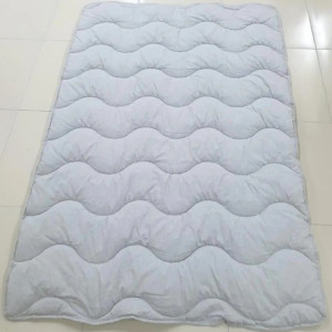Мягкое одеяло на кровать стеганое Турция Organic cotton Cri серое