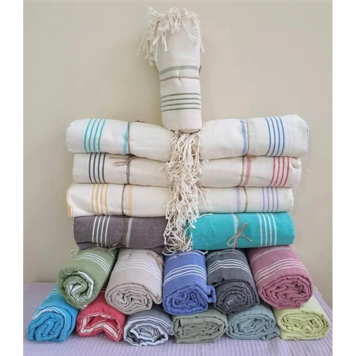 Пештемаль Турция хлопок 100х180 Кофе