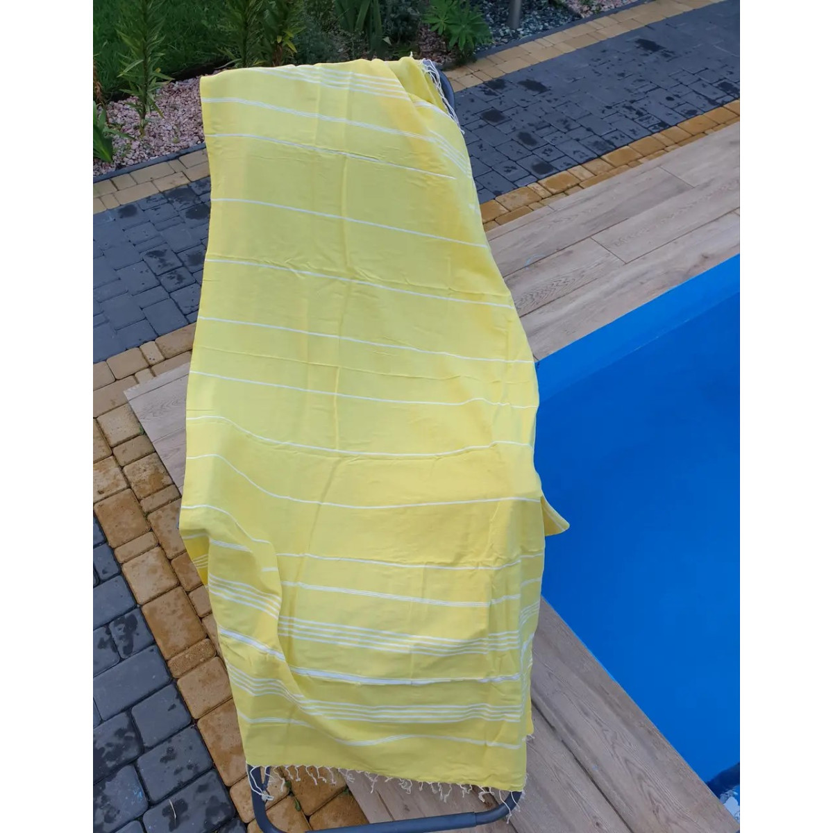 Пештемаль для пляжу 100x180 Жовтий Туреччина в Leron - фото