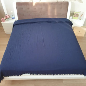 Летнее покрывало муслин евро 240x260 Tone Lacivert Турция