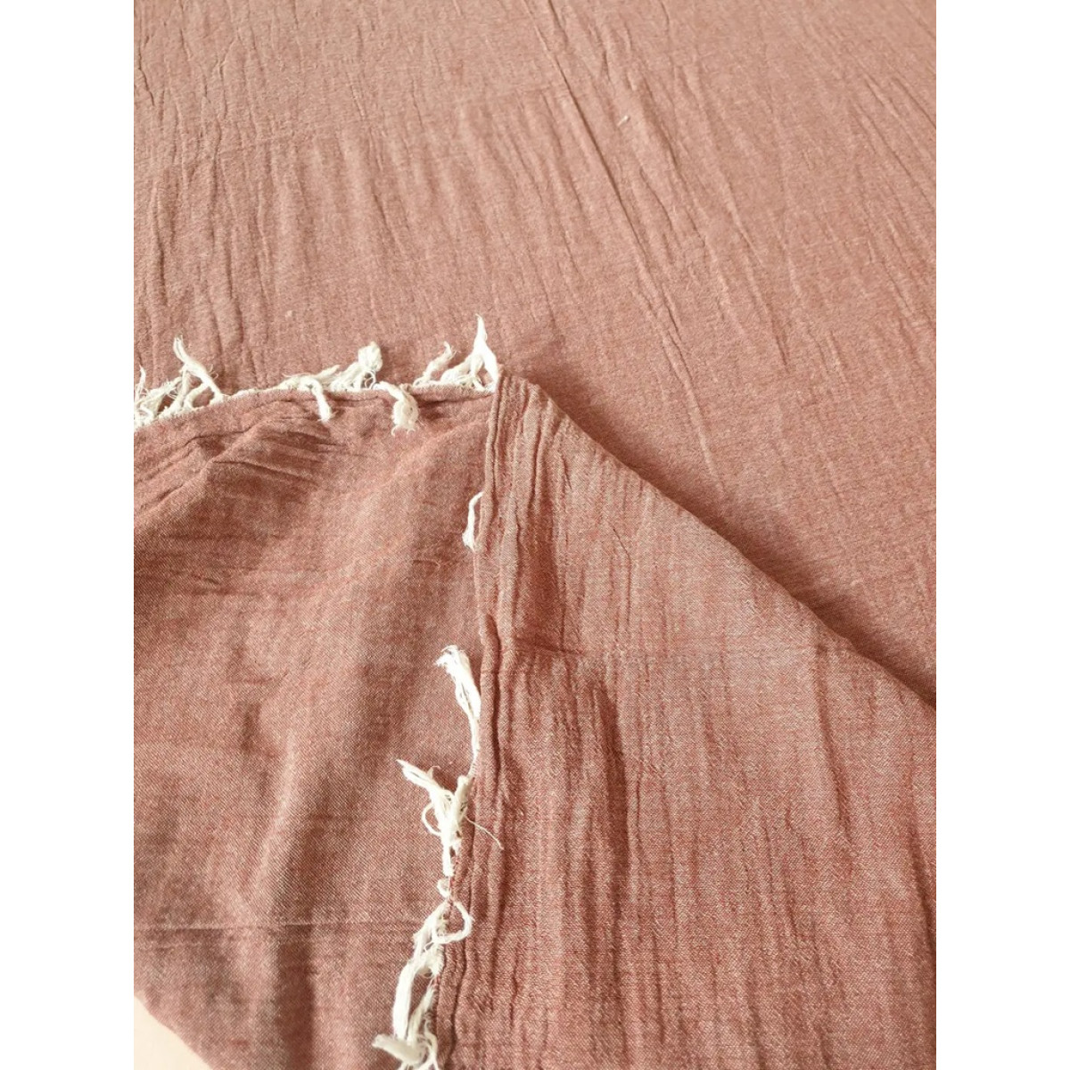 Легке покривало літнє з мусліну 240x260 Tone Pudra Туреччина