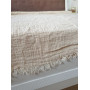 Большое покрывало муслиновое летнее 240x260 Tone Krem Турция в Leron - фото 1