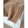 Однотонное покрывало на кровать муслин 240x260 Tone Kahve Турция в Leron - фото 2